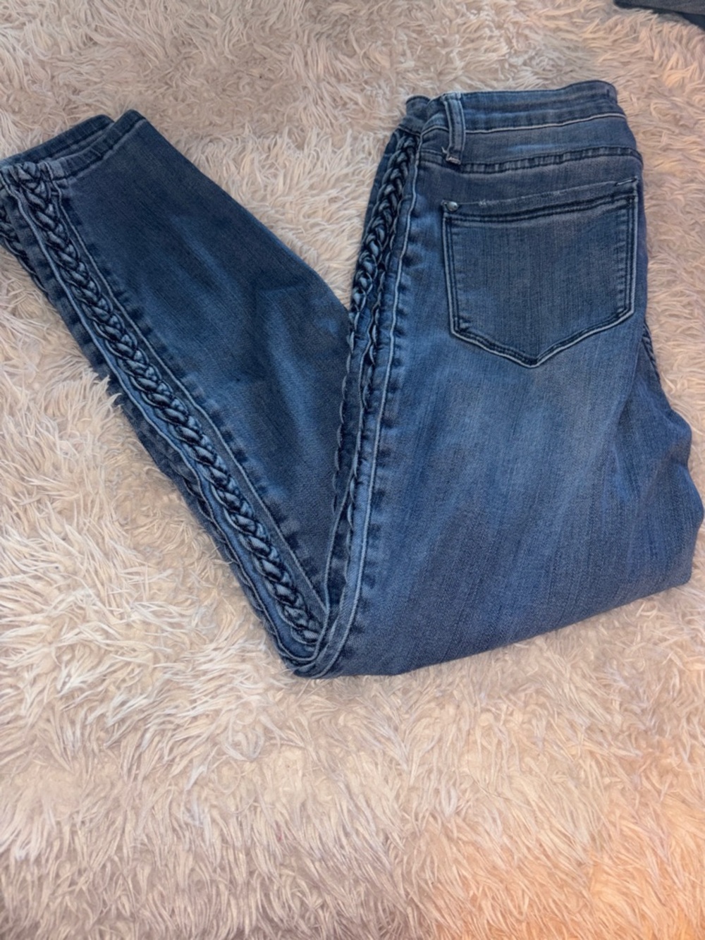 Judy Blue Women’s Jeans with Side Braid Detail